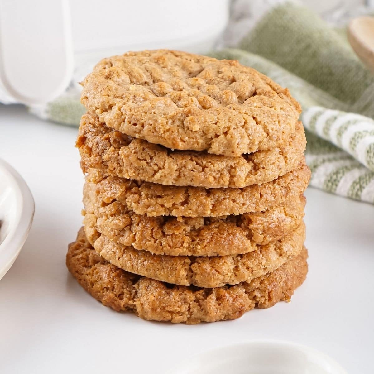 3-IngRedient Air Fryer Almond Butter Cookies